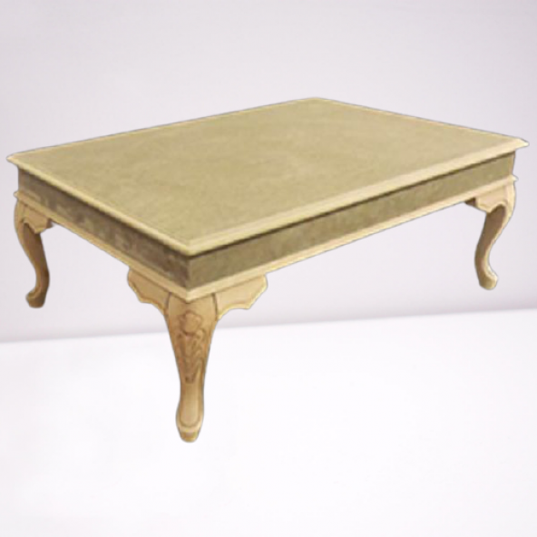 Orta Sehpa 17781 Klasik Model Kayın ASLAN OYMA ayak Natüre kaplama HAM Elyapı - 4