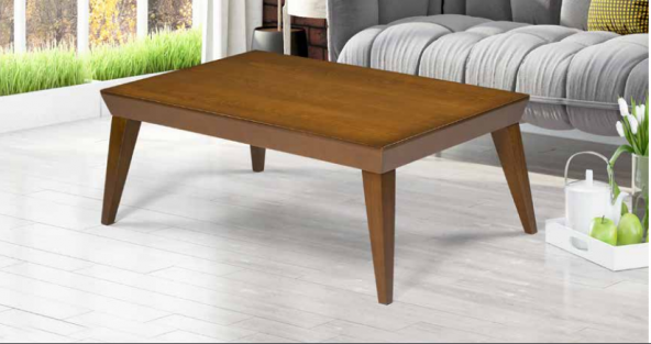 Orta Sehpa 18250 OSM PİRAMİT Klasik Model Parlak Ceviz Kayın Retro ayak El Yapım - 2