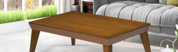 Orta Sehpa 18250 OSM PİRAMİT Klasik Model Parlak Ceviz Kayın Retro ayak El Yapım - 6