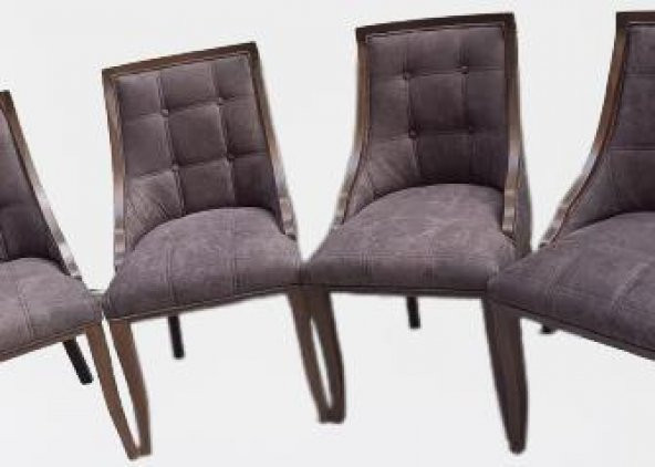 Sandalye 90146 Zus 40 Kayın ayak Kalite giydirme KAPİTON Kumaş Döşem 4Ad El Yapım - Resim 7