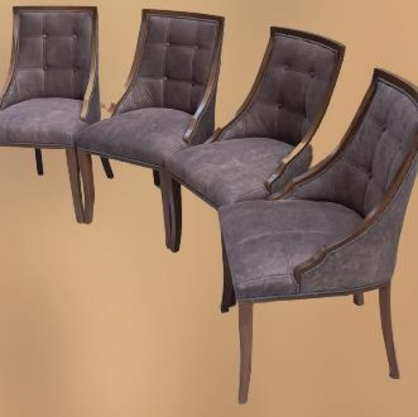 Sandalye 90146 Zus 40 Kayın ayak Kalite giydirme KAPİTON Kumaş Döşem 4Ad El Yapım - Resim 9