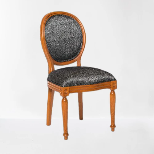 Sandalye 12863 ST Zus015 MADALYON Kayın İnce Ayak Parlak Ceviz Natüre Örgü Kumaş - 3