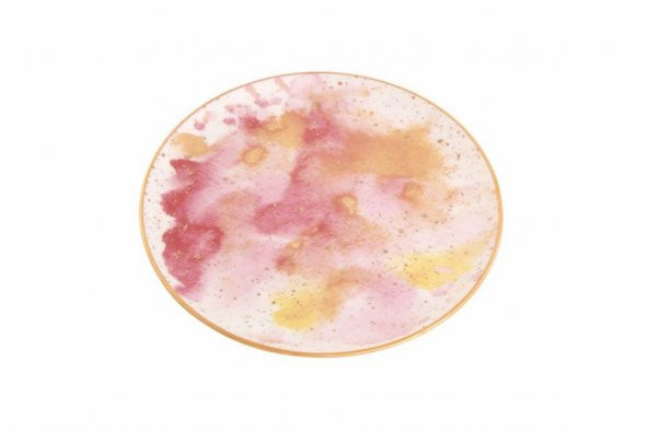 Porland Cosmos Desen1 Düz Tabak 20 cm 04ALM003388 - Resim 2