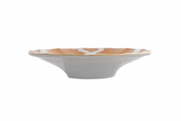 Porland Morocco Desen3 Turuncu Ergonomik Çay Tabağı 12 cm 04A+P021487 - 3