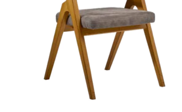 Sandalye 19865 Zus129 Ters V Ayak MODEL Kayın Ort Oturum BabyFace Kumaş ElYapım - Resim 3