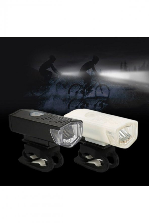 USB Şarjlı Bisiklet Ön Işığı Aydınlatıcı Lamba