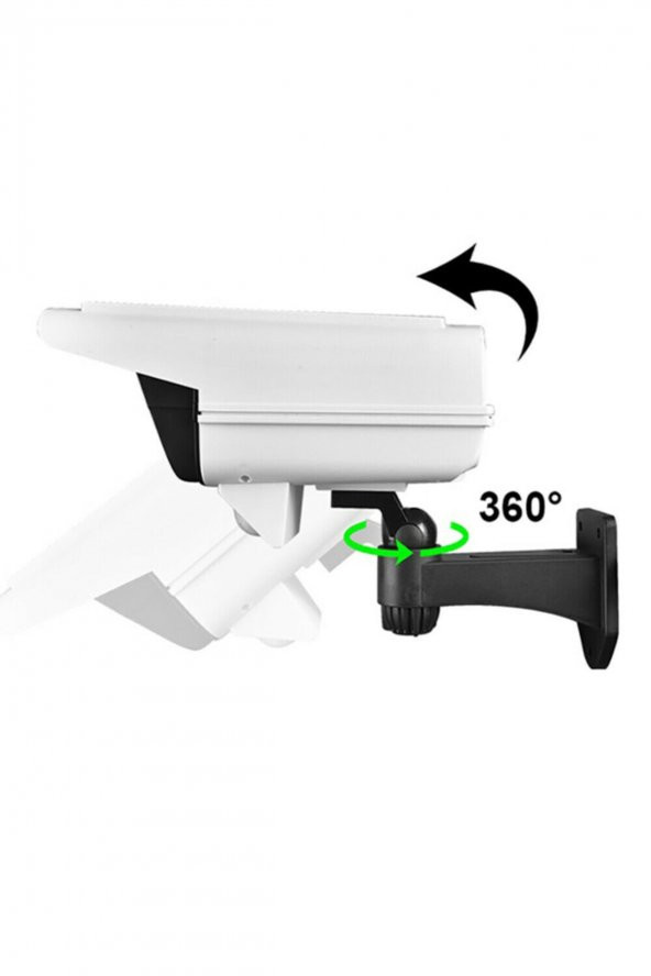 Solar Güneş Enerjili Hareket Sensörlü Güvenlik Kamerası Görünümlü 77 Ledli Dış Mekan Bahçe Garaj - Resim 2