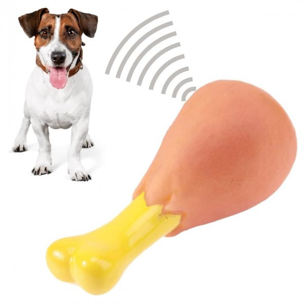 Sesli Köpekler İçin Oyuncak Tavuk Butu