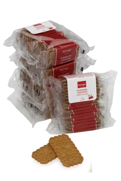 BOMPİ KARAMELLİ (SPECULOOS) BİSKÜVİ 90 GR X 5 ADET - 1