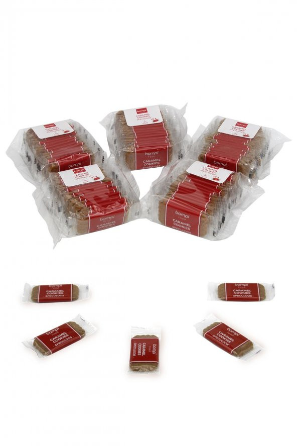 BOMPİ KARAMELLİ (SPECULOOS) BİSKÜVİ 90 GR X 5 ADET - 2