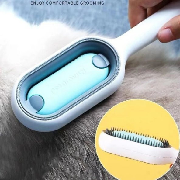 Islak Mendil Aparatlı Elbise Tiftik Tüy Toplama Aleti Kedi Köpek Tüy Temizleyici Toz Toplayıcı Tarak - 3