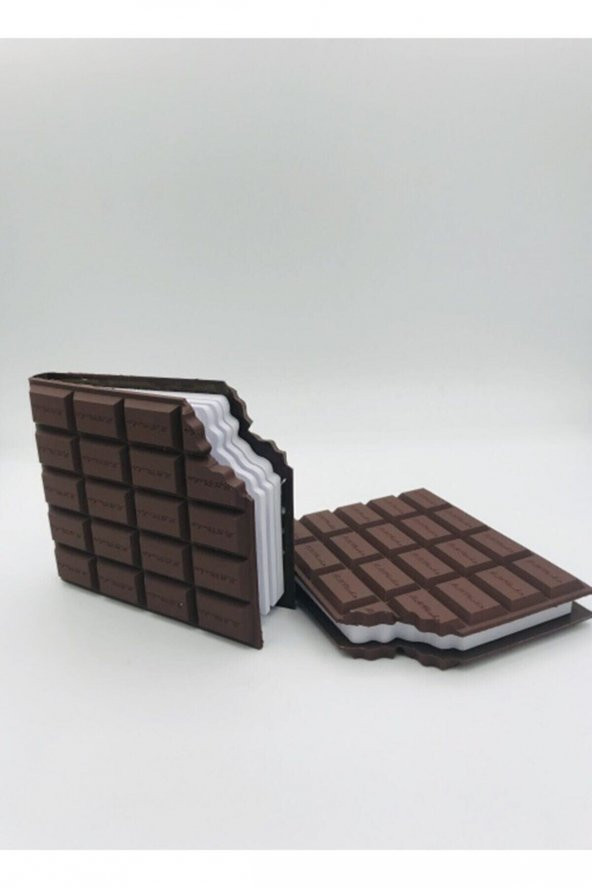 Çikolata Şeklinde Kokulu Not Defteri 8,5*10 Cm - 2