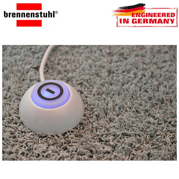 Brennenstuhl Eco-Line Comfort Güvenlik Anahtarlı 6'lı Uzatma Priz