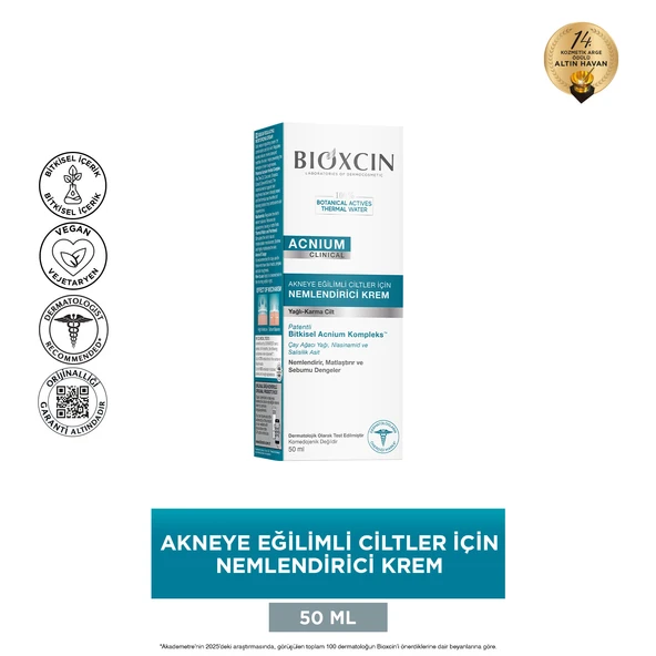Bioxcin Acnium Nemlendirici Krem 50ml - 5