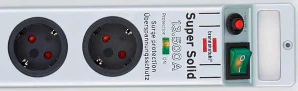 Brennenstuhl Super-Solid 13.500 mAh 5'li Akım Korumalı Priz - 3