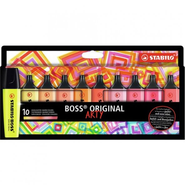 STABILO BOSS ORIGINAL ARTY SICAK SET 10