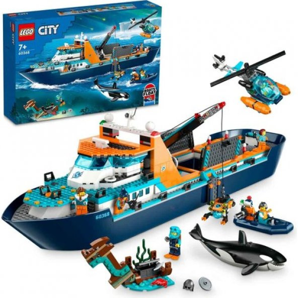 LEGO City 60368 Kutup Keşif Gemisi (815 Parça)