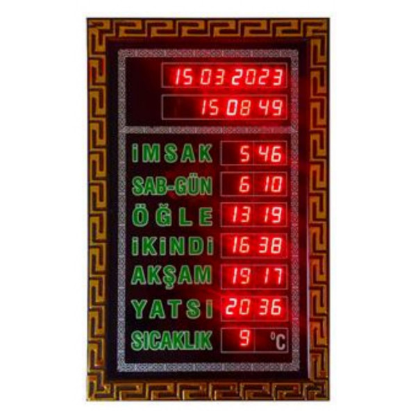 VAKİTMAATİK DİJİTAL CAMİİ SAATİ (Küçük boy) - 3