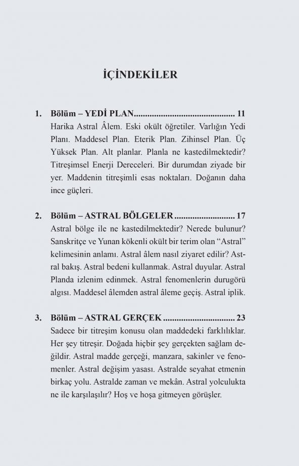 Astral Alem & Manzaraları, Sakinleri ve Yasaları - 3