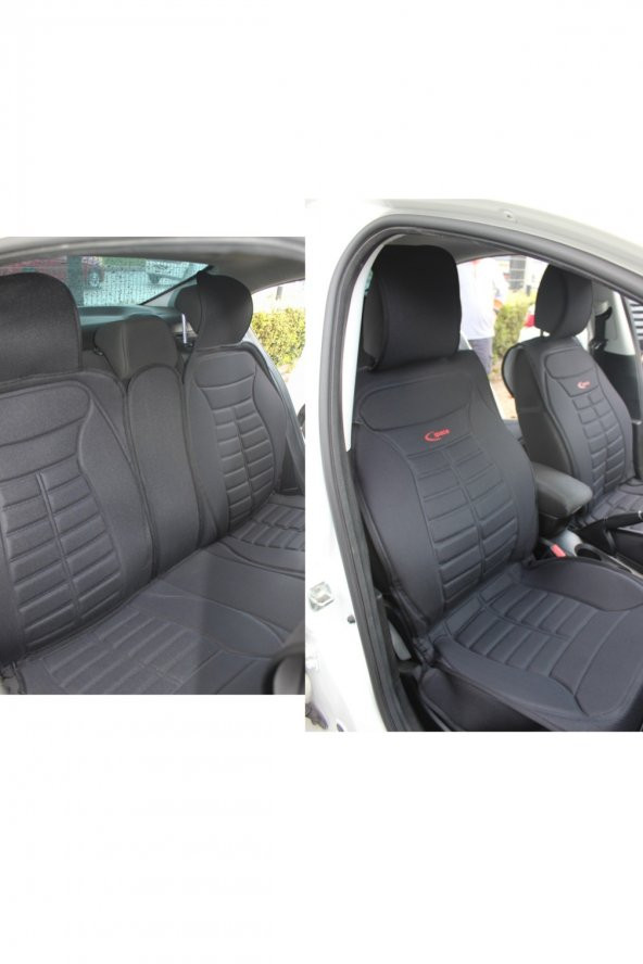 Ranger SİYAH  Oto Koltuk Minderi Ortopedik 5Li Set FİVE STAR  Set 2015-2018