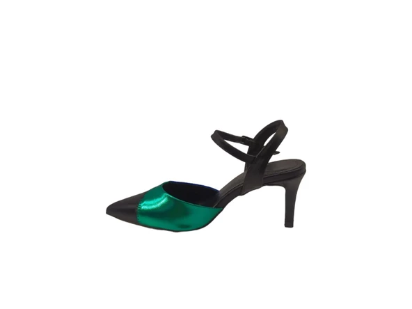 Assortie 113Z İnce Topuk Sivri Burun Kaydırmaz Topuklu Ayakkabı - 2