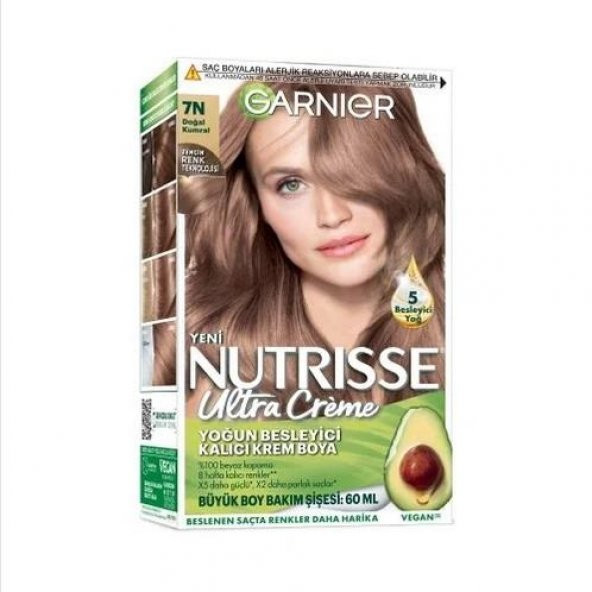 Garnier Nutrisse Ultra Creme Saç Boyası  7n Doğal Kumral