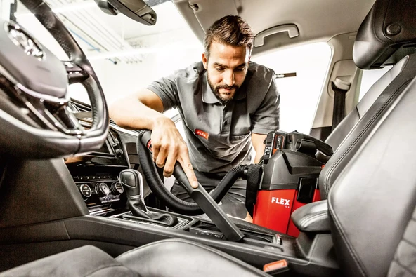 Flex VC 6 LMC 18.0 18V/2.5Ah. Çift Akülü 6Lt. Vakumlu Şarjlı Süpürge - 5