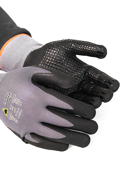 BESTGUARD TBW51 MİKRO KÖPÜK NİTRİL KAPLAMA AVUÇ İÇİ DOTLU İŞ ELDİVENİ - 3