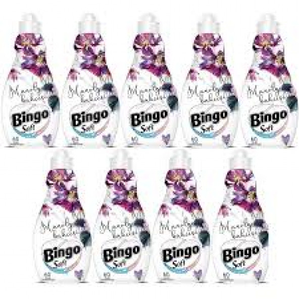 Bingo Soft Çamaşır Yumuşatıcı Konsantre 1440ML Manolya Bahçesi (9 Lu Set)