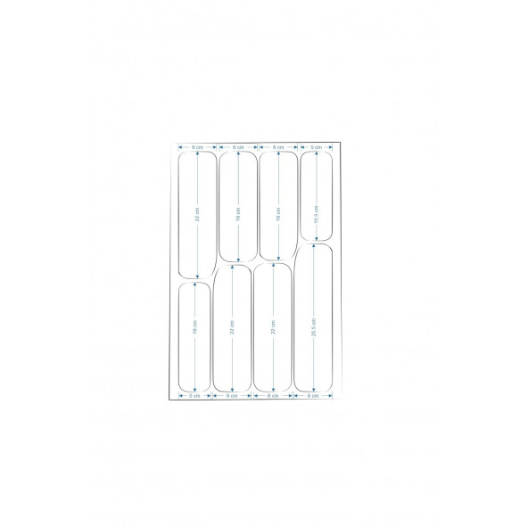 KAŞIKLIK+KEPÇELİK TAKIM (2.20x300x490 MM) PARLAK DESEN - 12