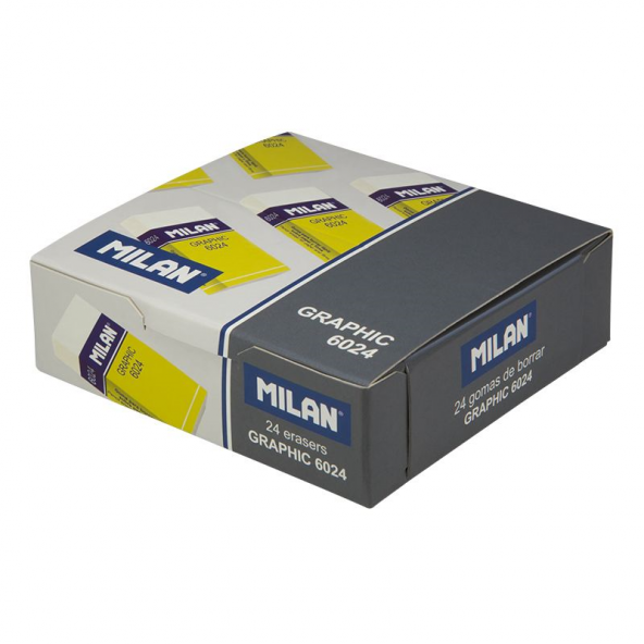 MILAN GRAPHIC 6024 BEYAZ SİLGİ 24LÜ - 3