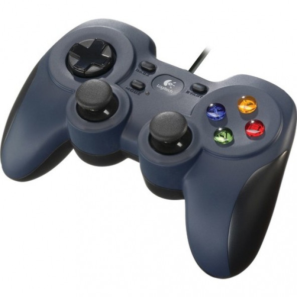 Logitech G F310 4 Tuşlu D-Pad ile Kablolu Gamepad - Lacivert - 2