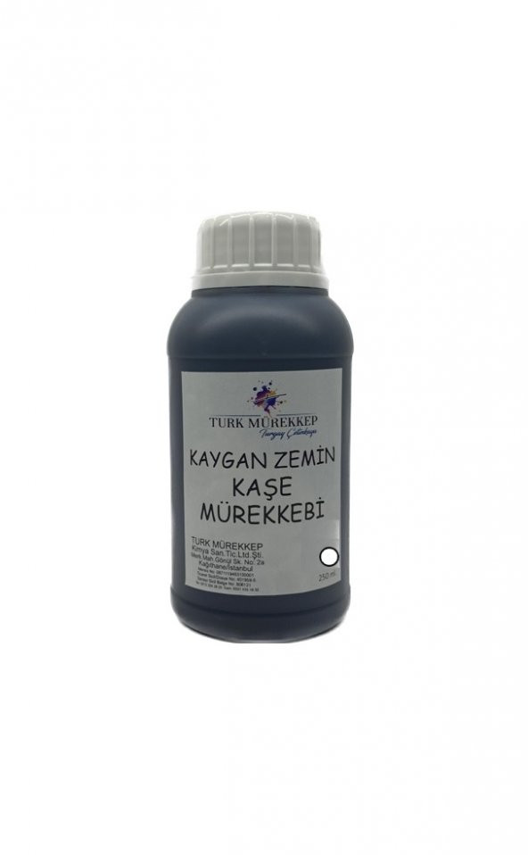 Kaygan Zemin Kaşe Mürekkebi Beyaz 250 ml.