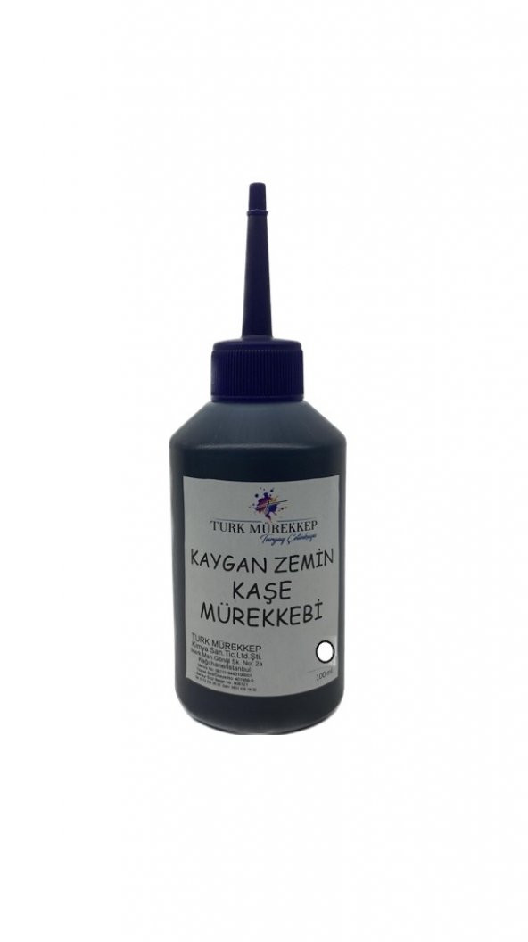 Kaygan Zemin Kaşe Mürekkebi Beyaz 100 ml.