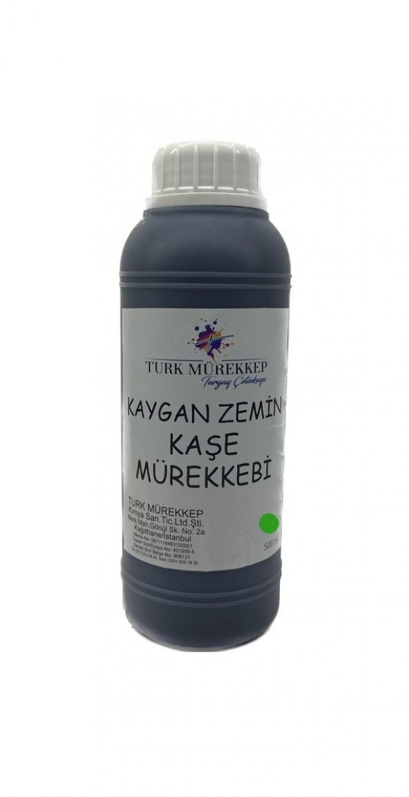 Kaygan Zemin Kaşe Mürekkebi Yeşil 500 ml.