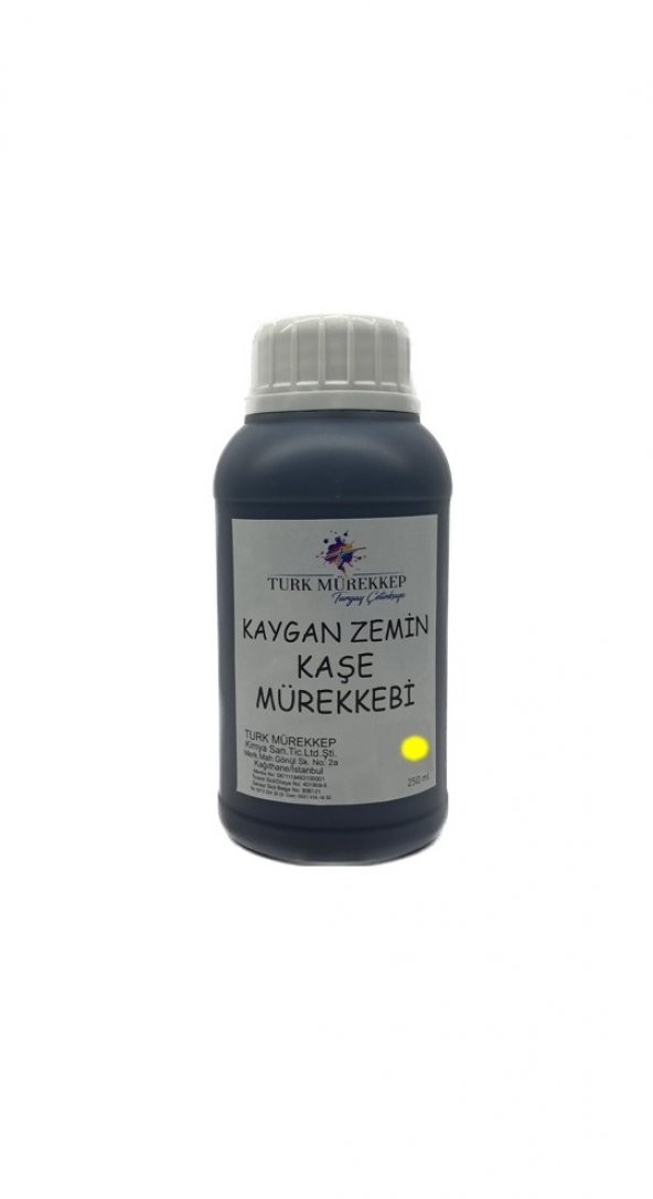 Kaygan Zemin Kaşe Mürekkebi Sarı 250 ml.