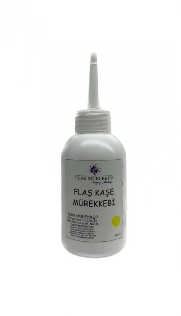 FLAŞ KAŞE MÜREKKEBİ SARI 100 ML