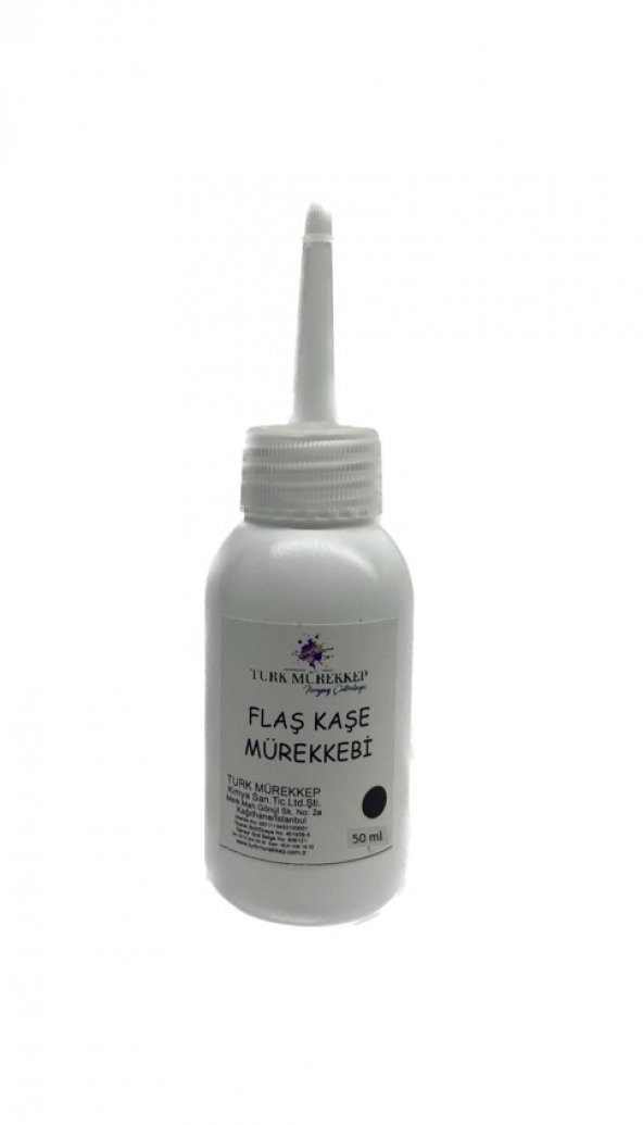 FLAŞ KAŞE MÜREKKEBİ SİYAH 50 ML