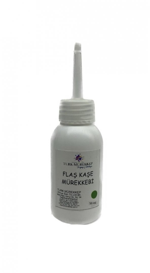 FLAŞ KAŞE MÜREKKEBİ YEŞİL 50 ML