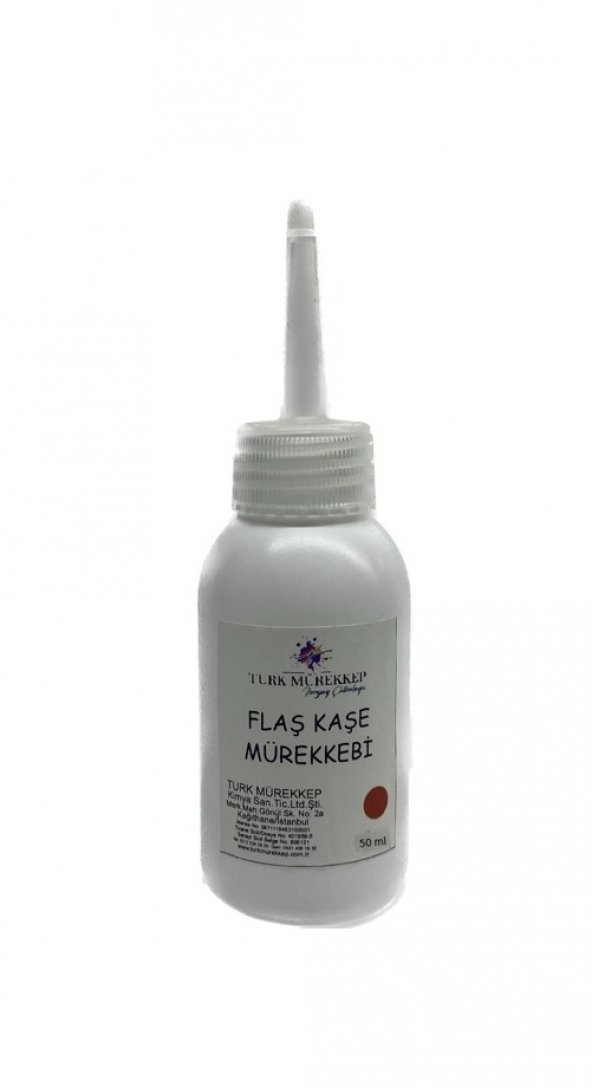 FLAŞ KAŞE MÜREKKEBİ KIRMIZI 50 ML