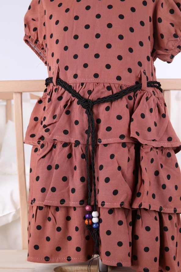 Babyhola Şapkalı Kız Bebek Yazlık Elbise 6541 - 3