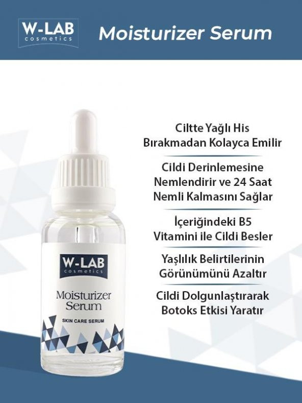 W-Lab Kozmetik Moisturizer Serum 30 ML