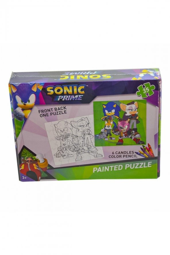 Sonic Boyamalı Puzzle 8745