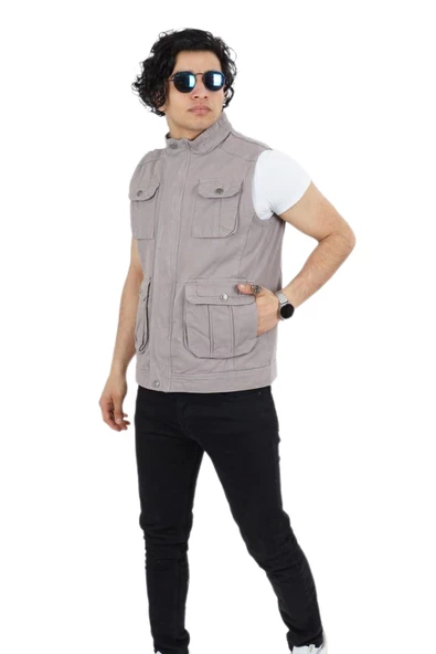 Erkek Büyük Beden Spor Avcı Yelek 9490 BGL-ST03044 - 5