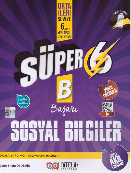 NİTELİK 6.SINIF SÜPER SOSYAL BİLGİLER-B
