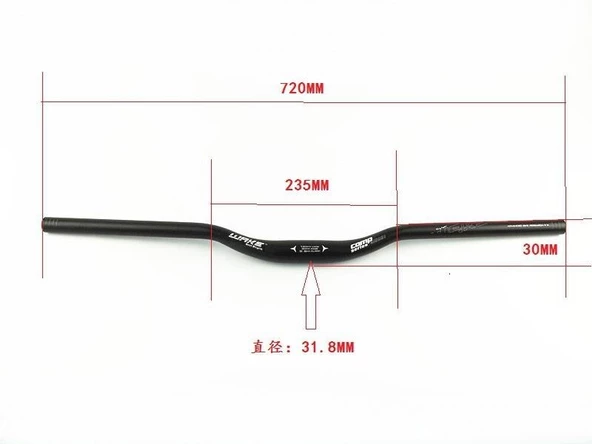 Wake ALÜMİNYUM RENKLİ BİSİKLET GİDONU 720 MM -3 FARKLI RENK 2021 - 8