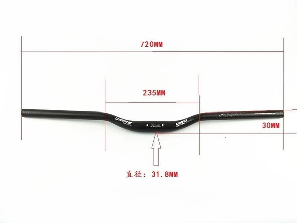 Wake ALÜMİNYUM RENKLİ BİSİKLET GİDONU 780 MM -3 FARKLI RENK 2021 - 8