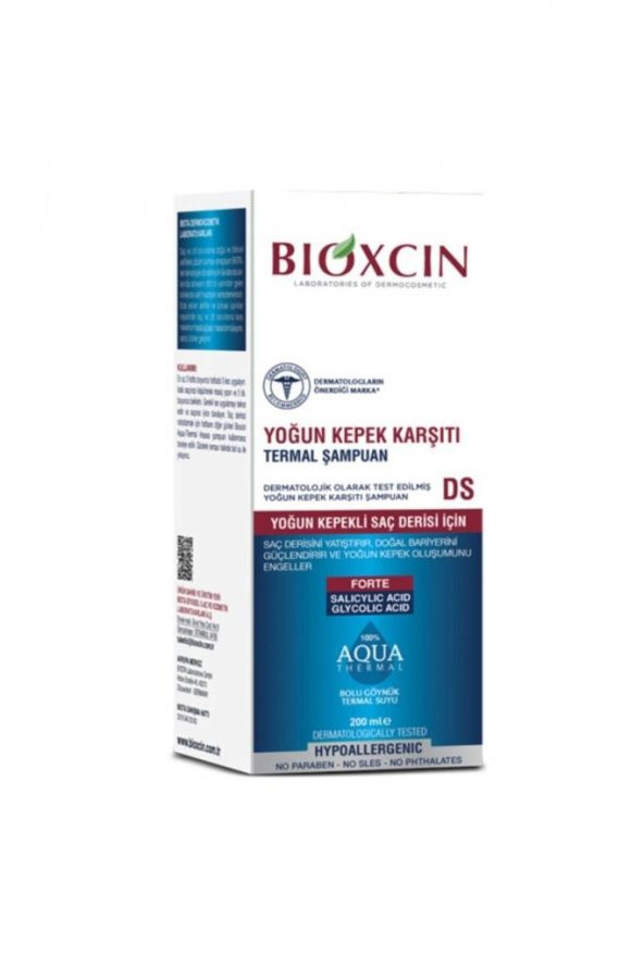 Bioxcin Aqua Thermal Ds Yoğun Kepek Karşıtı Şampuan 200 ML