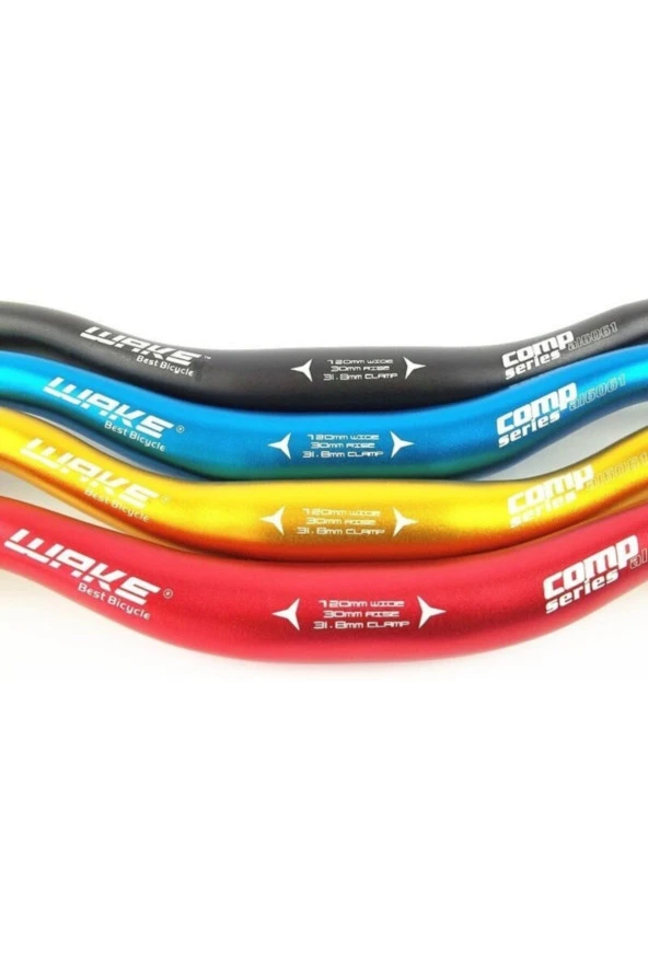 Wake Alüminyum Siyah 31.8 780mm Riser Mtb Gidon bisiklet gidon - 4