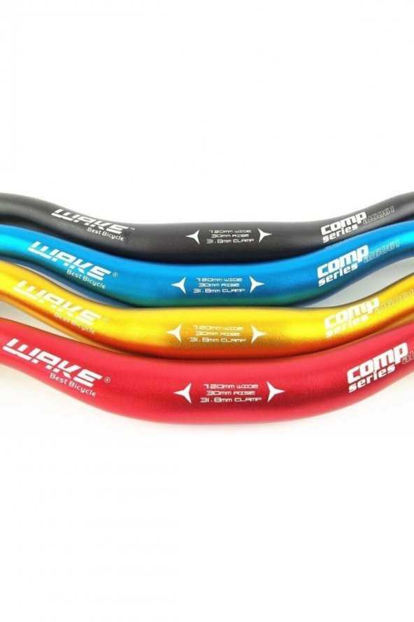 Wake Alüminyum MAVİ 31.8 780mm Riser Mtb Gidon bisiklet gidon - 4